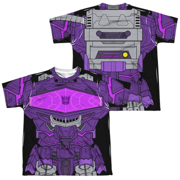 Transformers Shockwave Costume youth all-over print t-shirt for ages 8 to 12