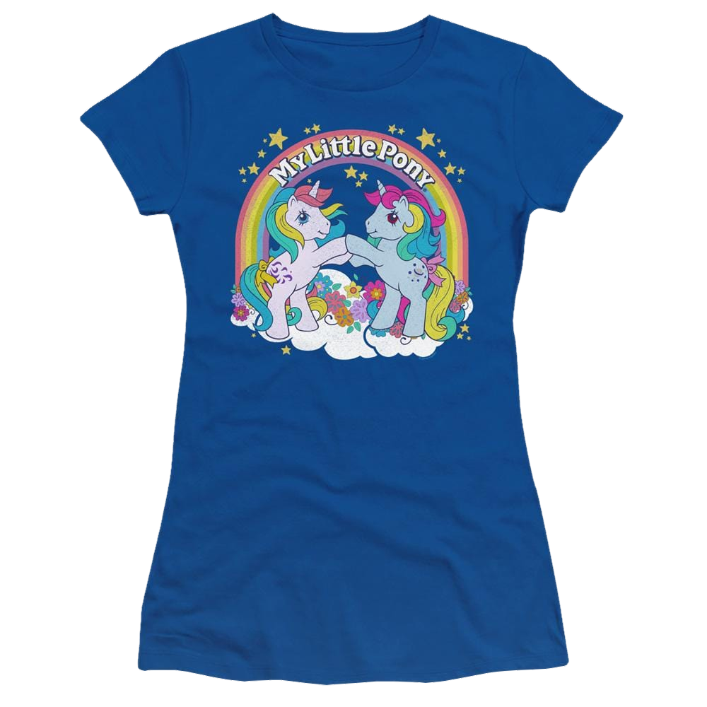My Little Pony Classic Unicorn Fist Bump - Juniors T-Shirt Juniors T-Shirt My Little Pony