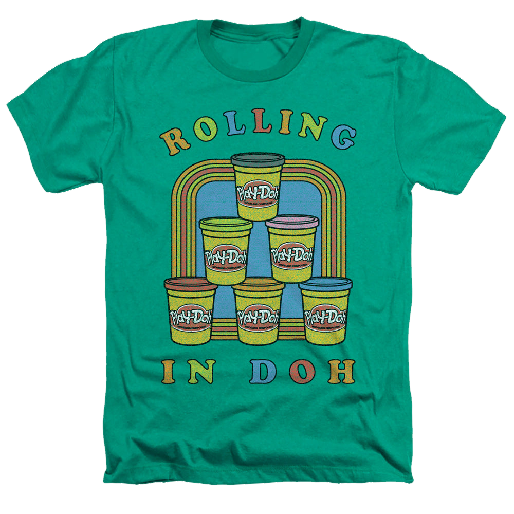Play-doh Rolling In Doh - Men's Heather T-Shirt Men's Heather T-Shirt Play-doh