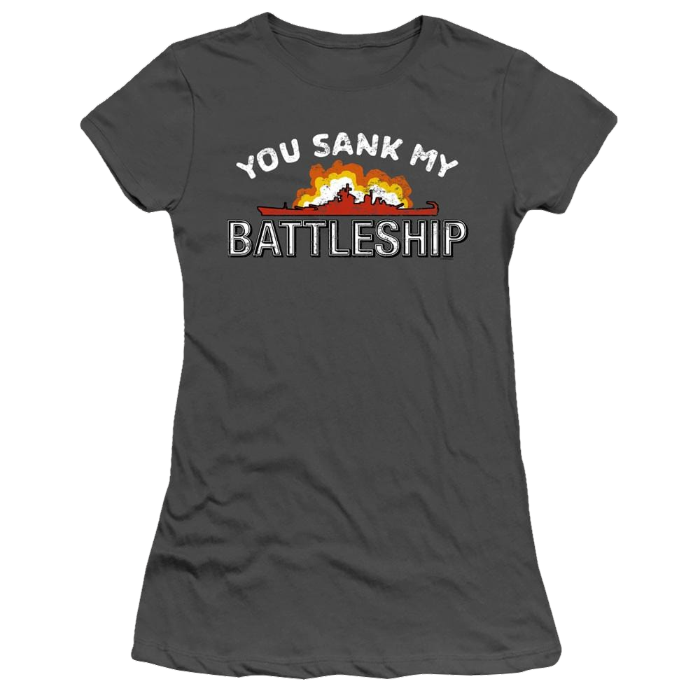 Battleship You Sank My Battleship - Juniors T-Shirt Juniors T-Shirt Battleship