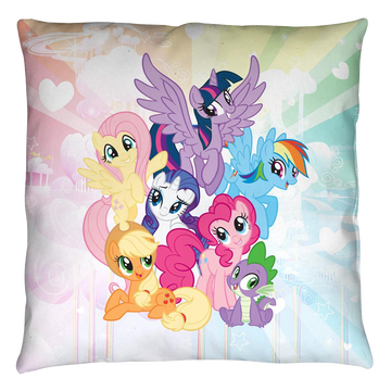 My Little Pony Friendship Is Magic Pony Group - Throw Pillows Throw Pillows My Little Pony