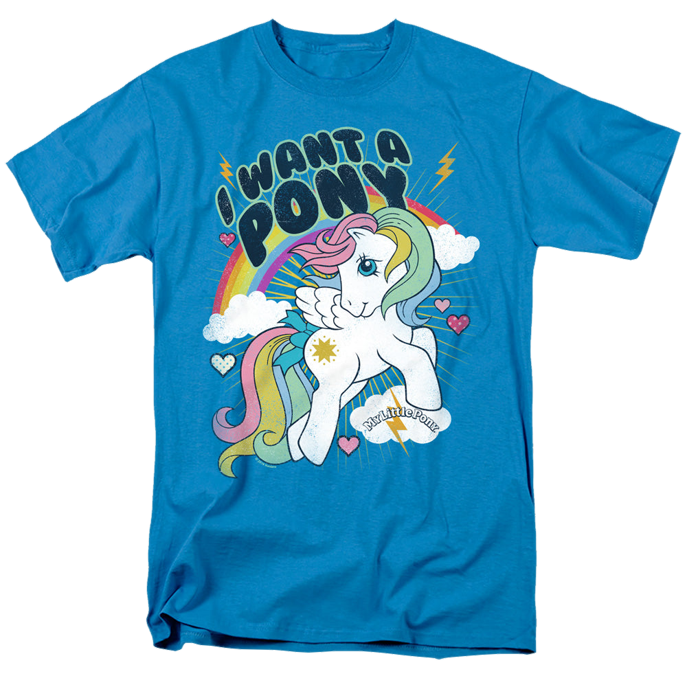 My Little Pony Classic I Want A Pony - Men's Regular Fit T-Shirt Men's Regular Fit T-Shirt My Little Pony