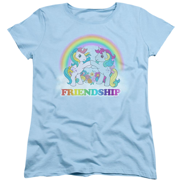 Light blue women's t-shirt with My Little Pony Classic Friendship graphic