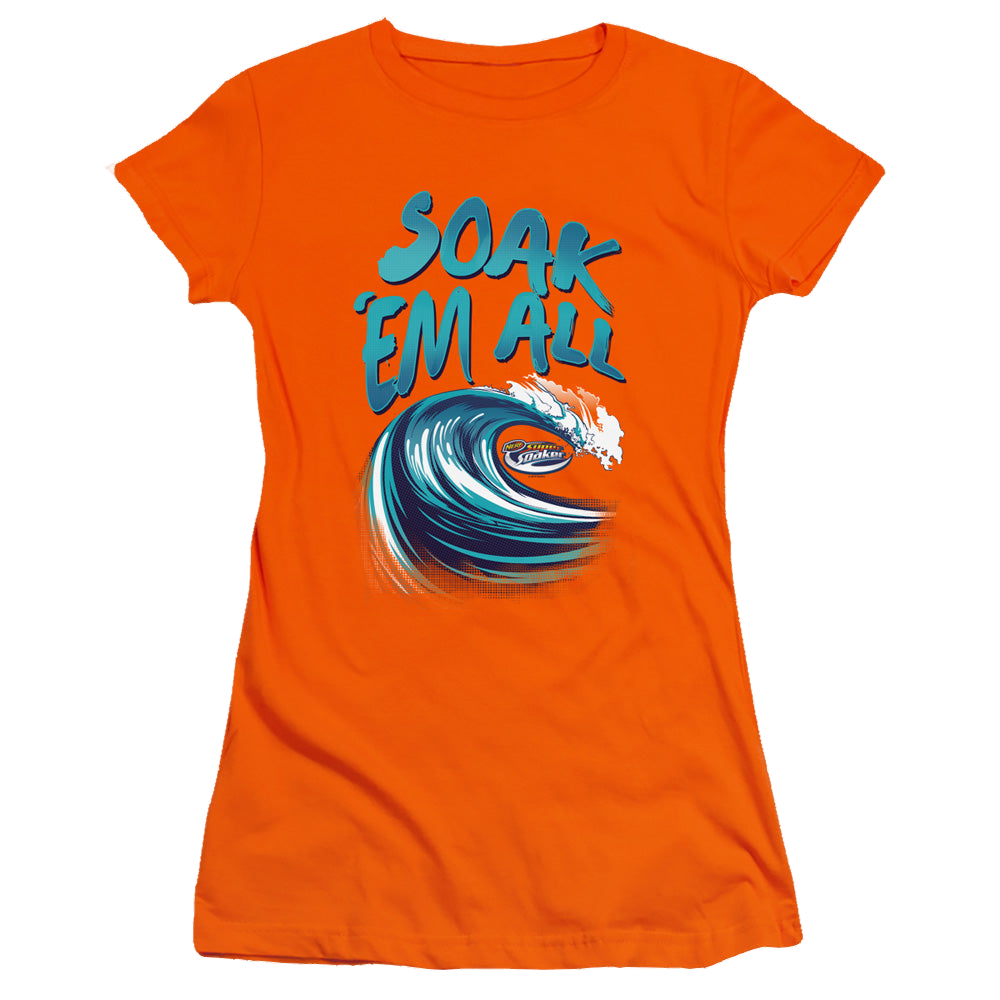 Super Soaker Soak Em All - Juniors T-Shirt Juniors T-Shirt Nerf