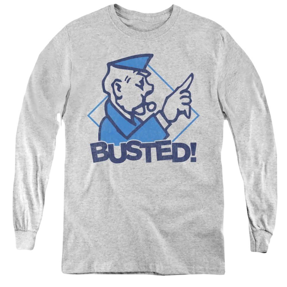 Monopoly Busted - Youth Long Sleeve T-Shirt Youth Long Sleeve T-Shirt Monopoly