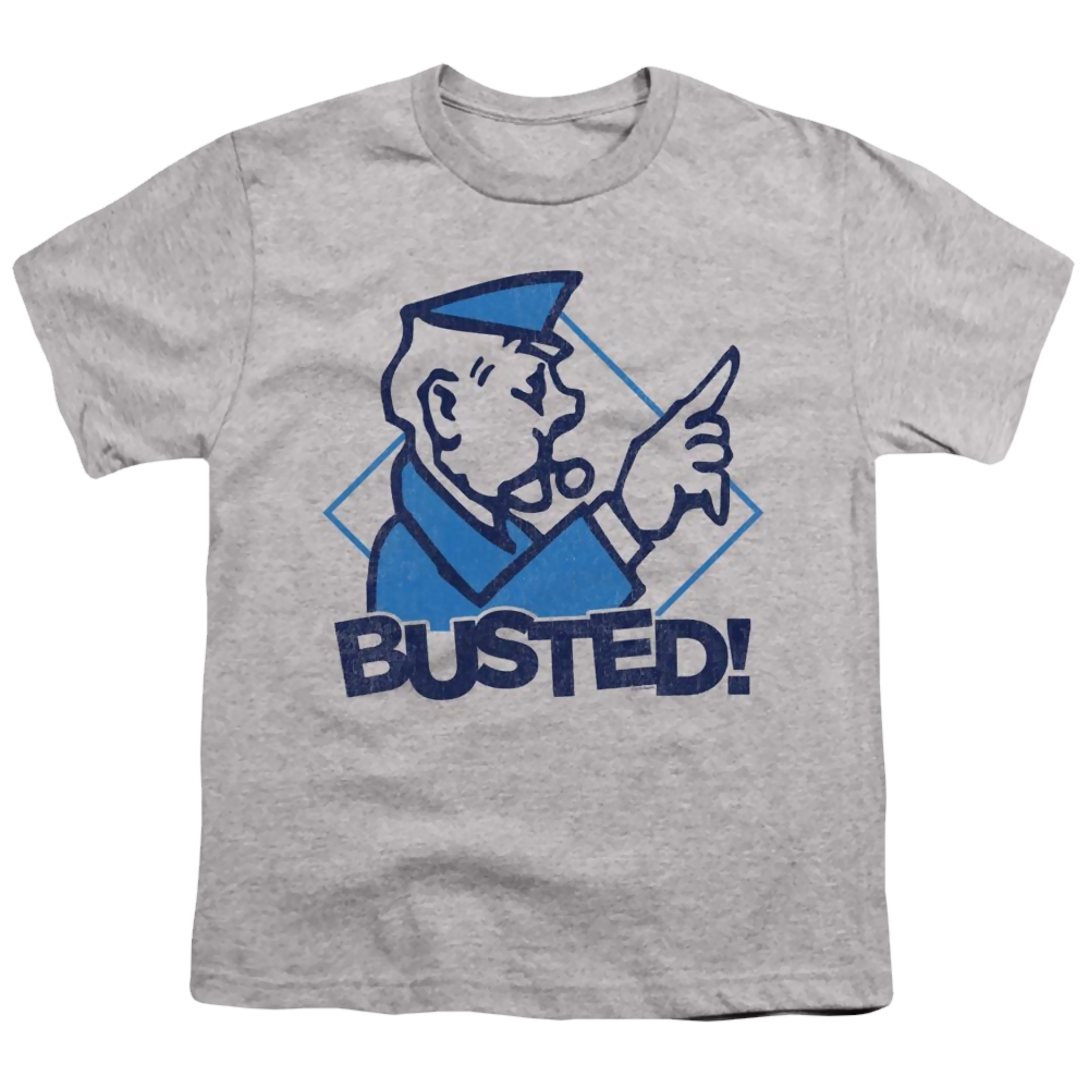 Monopoly Busted - Youth T-Shirt Youth T-Shirt (Ages 8-12) Monopoly