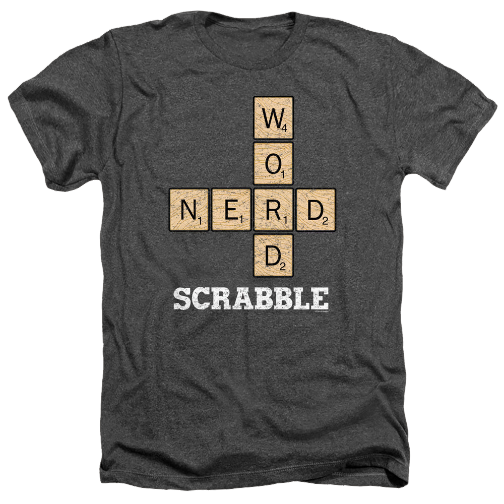 Hasbro Word Nerd - Men's Heather T-Shirt Men's Heather T-Shirt Scrabble