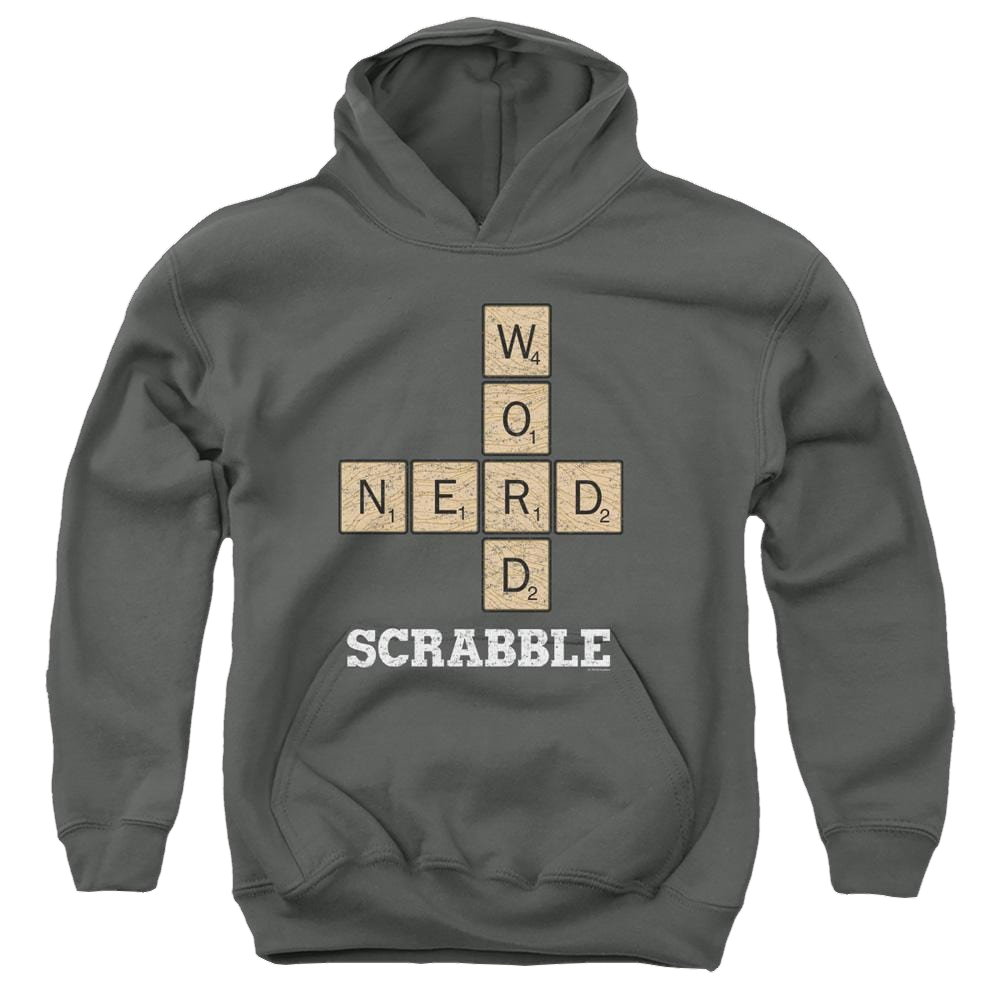 Scrabble Word Nerd - Youth Hoodie Youth Hoodie (Ages 8-12) Scrabble