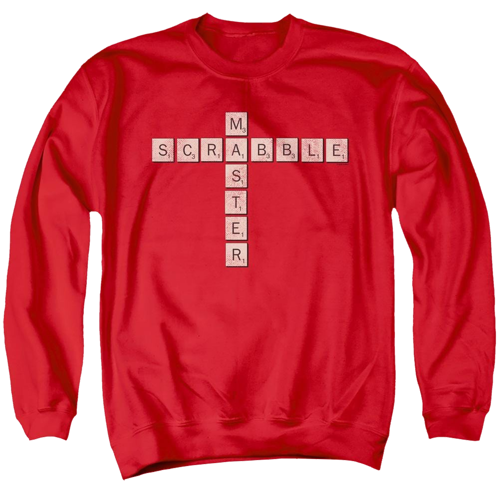 Scrabble Master - Men's Crewneck Sweatshirt Men's Crewneck Sweatshirt Scrabble