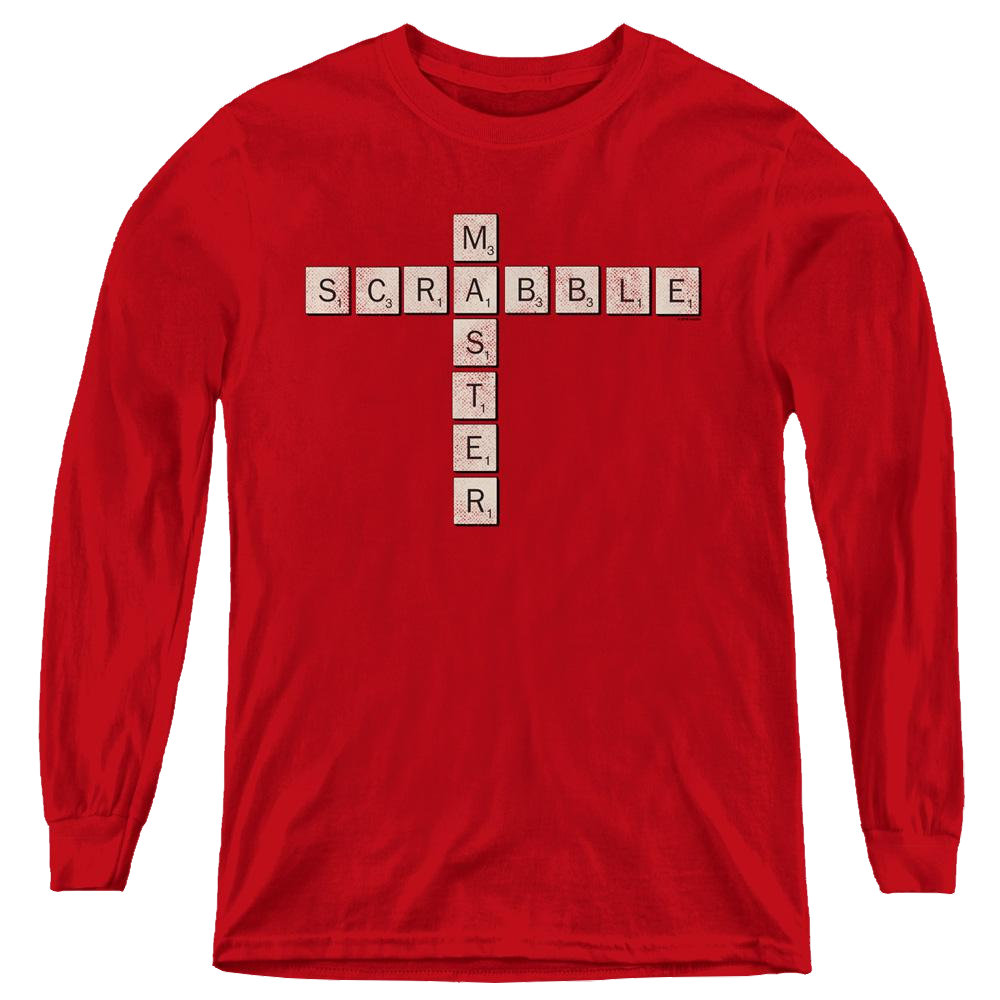 Scrabble Master - Youth Long Sleeve T-Shirt Youth Long Sleeve T-Shirt Scrabble