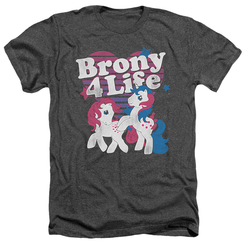 My Little Pony Classic Brony 4 Life - Men's Heather T-Shirt Men's Heather T-Shirt My Little Pony