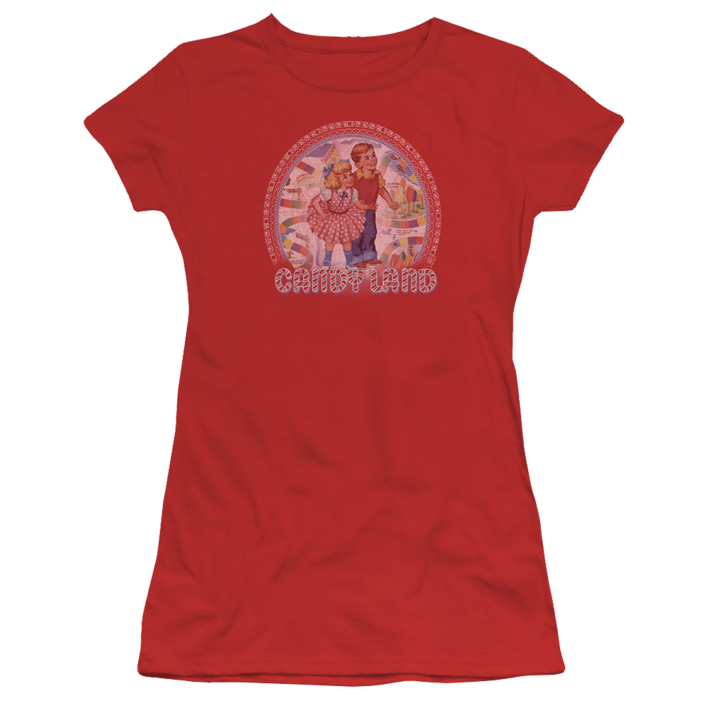 Candy Land Vintage - Juniors T-Shirt Juniors T-Shirt Candy Land