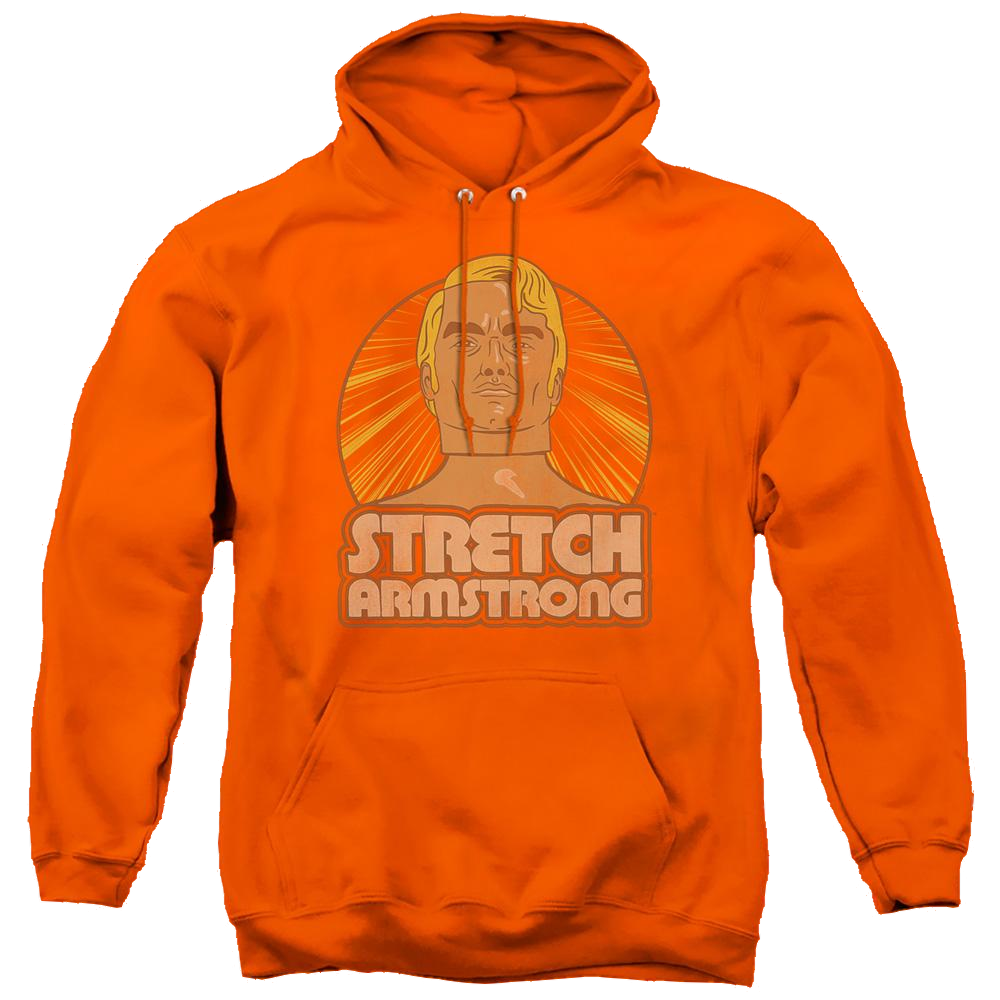 Hasbro Stretch Armstrong Badge - Pullover Hoodie Pullover Hoodie Stretch Armstrong