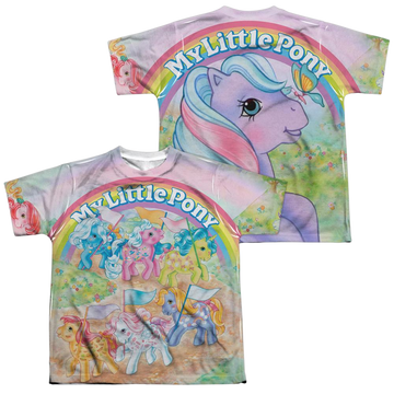 My Little Pony Classic Ponies youth all-over print t-shirt for ages 8 to 12