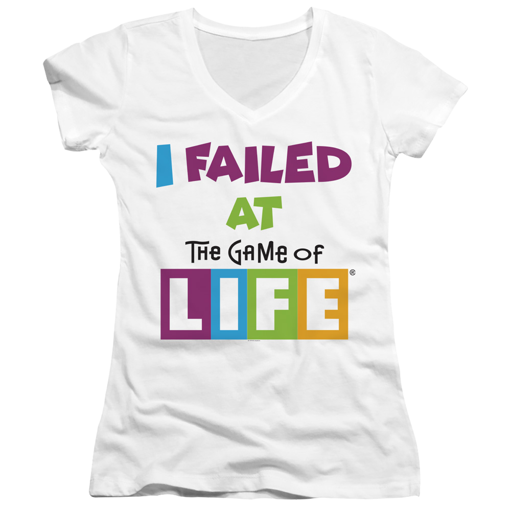 Game of Life Failed At - Juniors V-Neck T-Shirt Juniors V-Neck T-Shirt Game of Life