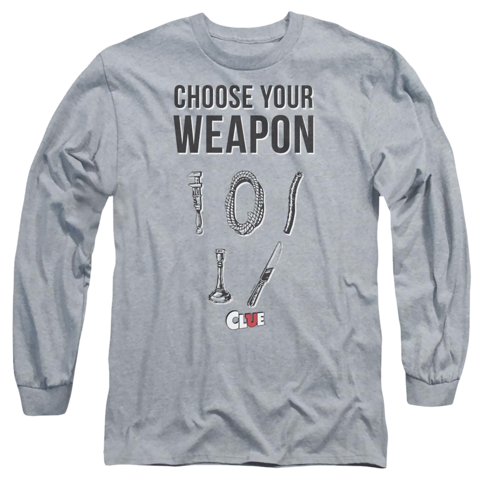 Game of Clue Choose - Men's Long Sleeve T-Shirt Men's Long Sleeve T-Shirt Clue