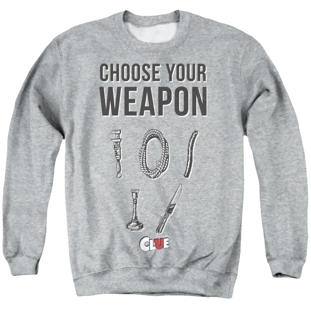Game of Clue Choose - Men's Crewneck Sweatshirt Men's Crewneck Sweatshirt Clue