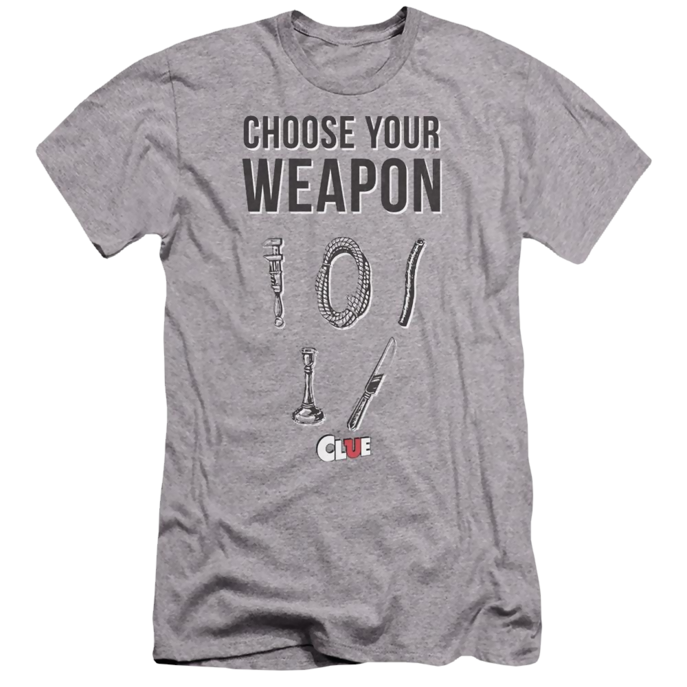 Game of Clue Choose - Men's Premium Slim Fit T-Shirt Men's Premium Slim Fit T-Shirt Clue