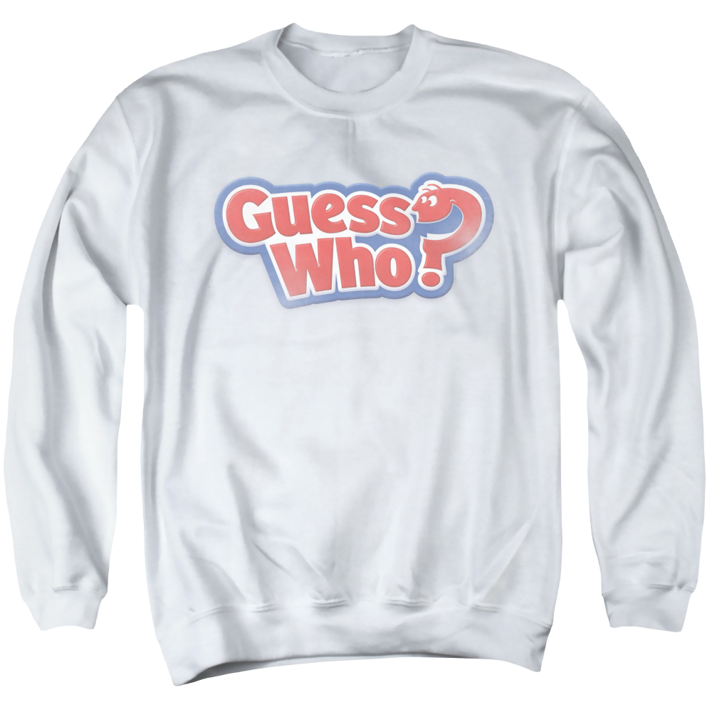 Guess Who Distressed Logo - Men's Crewneck Sweatshirt Men's Crewneck Sweatshirt Guess Who