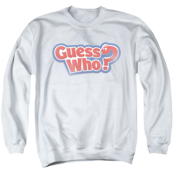 Guess Who Distressed Logo - Men's Crewneck Sweatshirt Men's Crewneck Sweatshirt Guess Who