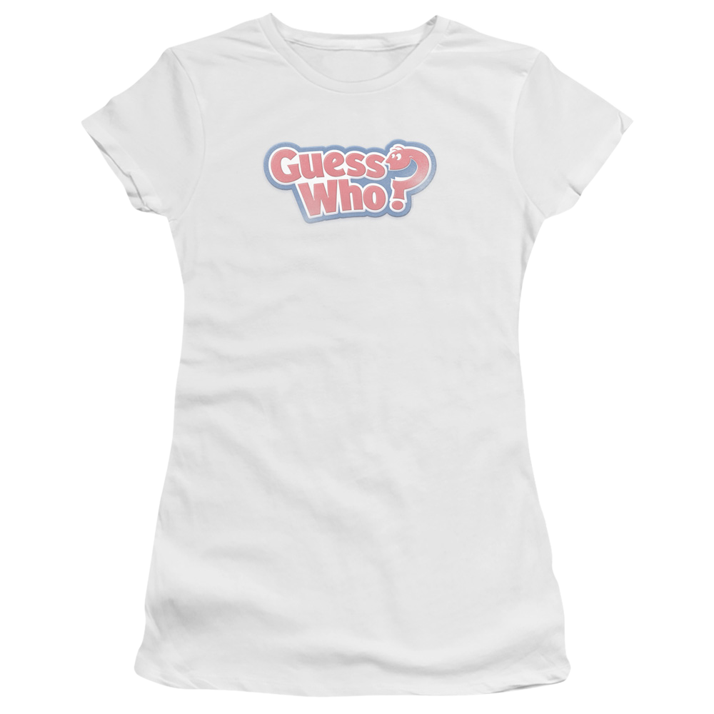 Guess Who Distressed Logo - Juniors T-Shirt Juniors T-Shirt Guess Who