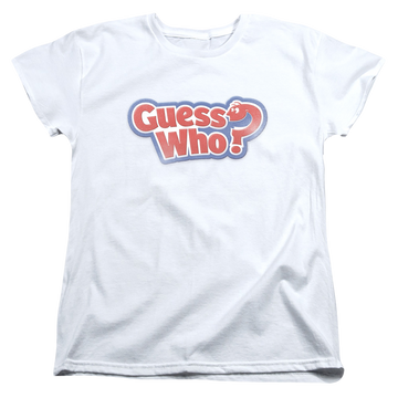 Guess Who Distressed Logo - Women's T-Shirt Women's T-Shirt Guess Who