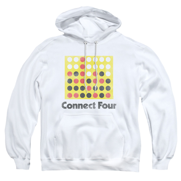 Connect Four Classic Logo Distressed - Pullover Hoodie Pullover Hoodie Connect Four