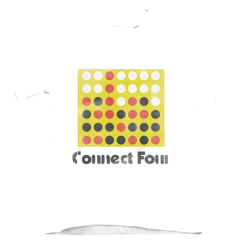 Connect Four Classic Logo Distressed - Kid's T-Shirt Kid's T-Shirt (Ages 4-7) Connect Four