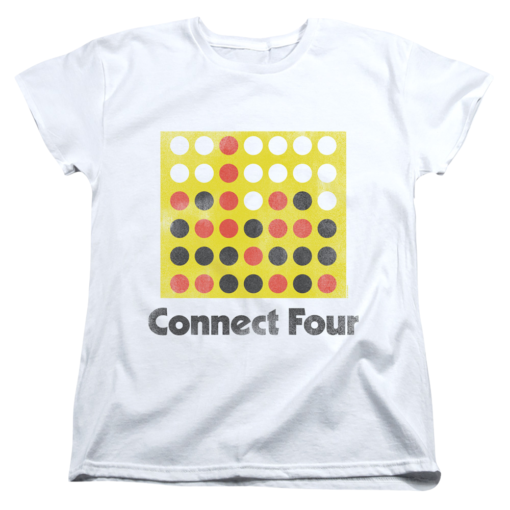 Connect Four Classic Logo Distressed - Women's T-Shirt Women's T-Shirt Connect Four