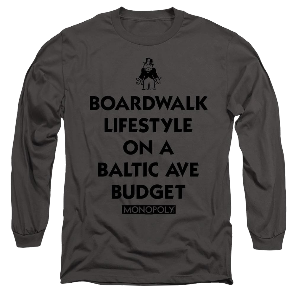 Monopoly Lifestyle Vs Budget - Men's Long Sleeve T-Shirt Men's Long Sleeve T-Shirt Monopoly