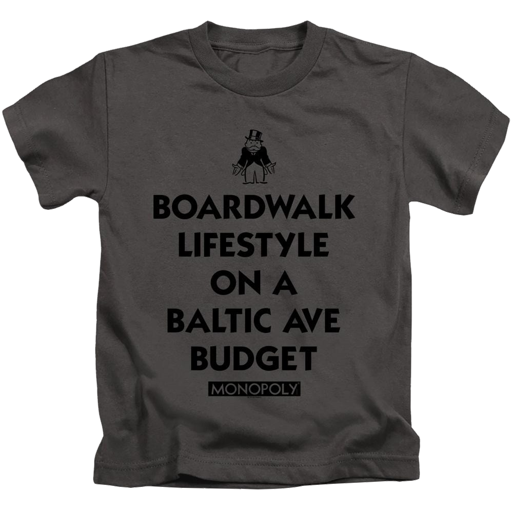 Monopoly Lifestyle Vs Budget - Kid's T-Shirt Kid's T-Shirt (Ages 4-7) Monopoly