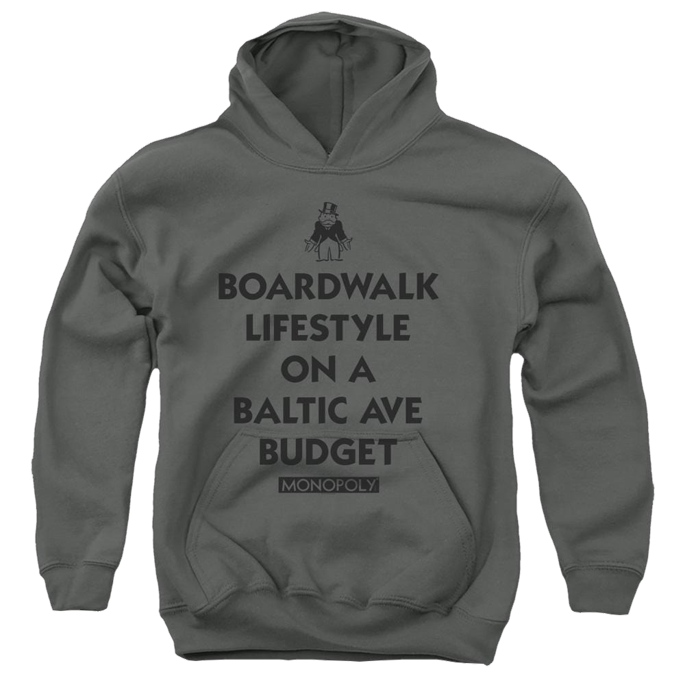 Monopoly Lifestyle Vs Budget - Youth Hoodie Youth Hoodie (Ages 8-12) Monopoly