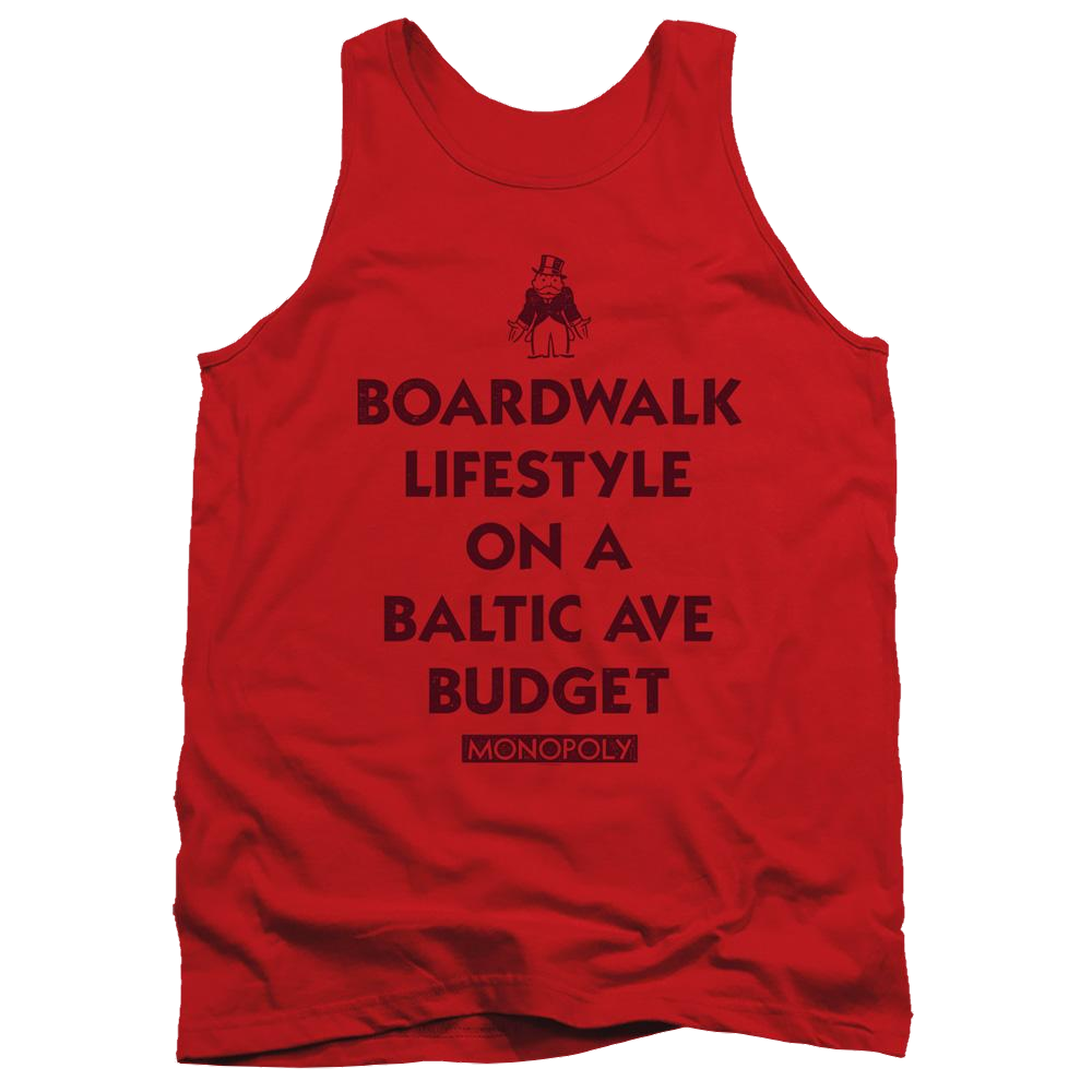 Monopoly Lifestyle Vs Budget - Men's Tank Top Men's Tank Monopoly
