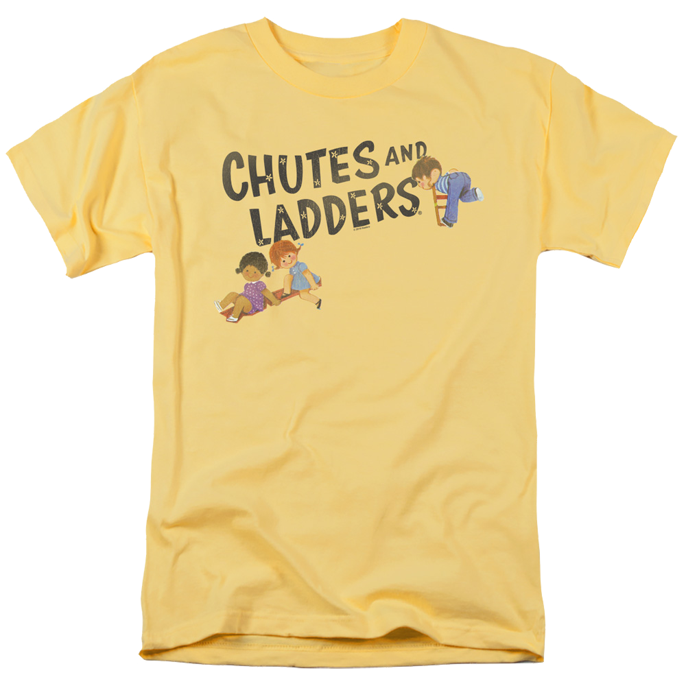 Chutes and Ladders Logo - Men's Regular Fit T-Shirt Men's Regular Fit T-Shirt Chutes and Ladders