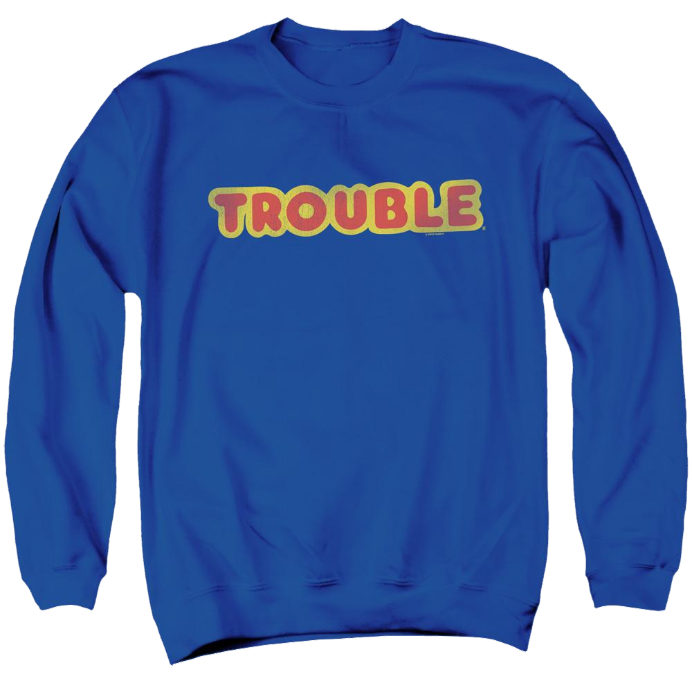 Game of Trouble Logo - Men's Crewneck Sweatshirt Men's Crewneck Sweatshirt Trouble