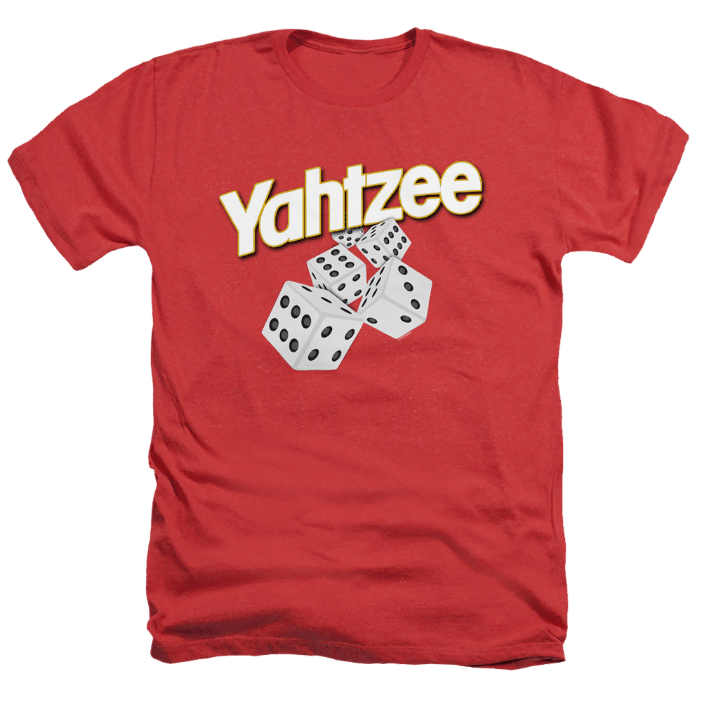 Hasbro Tumbling Dice - Men's Heather T-Shirt Men's Heather T-Shirt Yahtzee