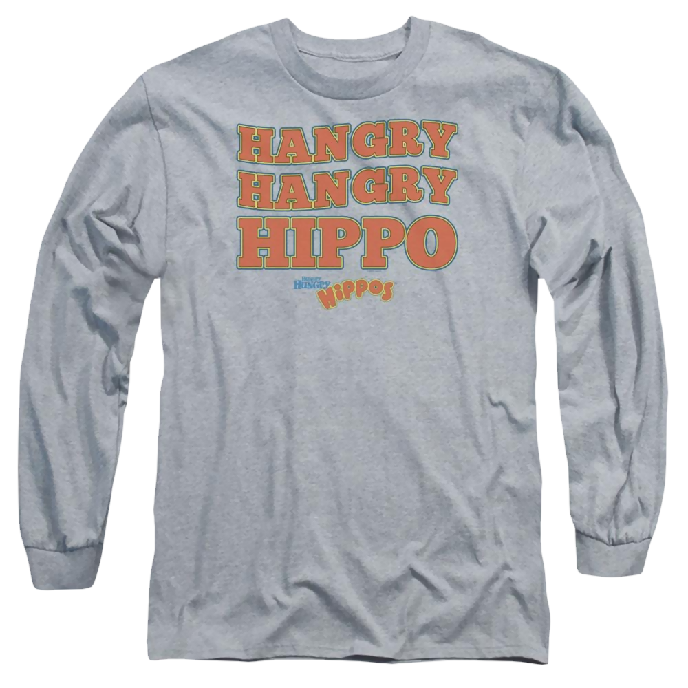 Hungry Hungry Hippos Hangry - Men's Long Sleeve T-Shirt Men's Long Sleeve T-Shirt Hungry Hungry Hippos