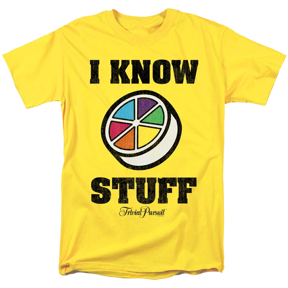 Trivial Pursuit I Know Stuff - Men's Regular Fit T-Shirt Men's Regular Fit T-Shirt Trivial Pursuit