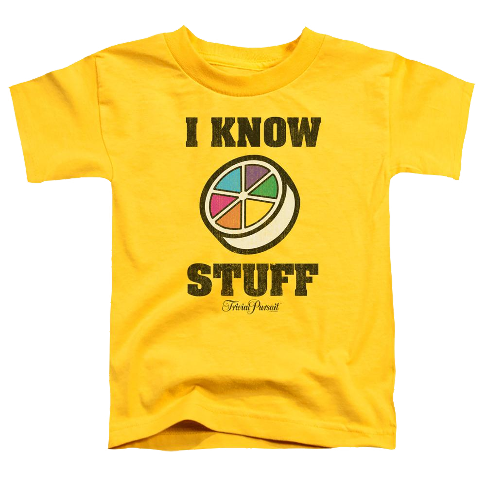 Trivial Pursuit I Know Stuff - Toddler T-Shirt Toddler T-Shirt Trivial Pursuit