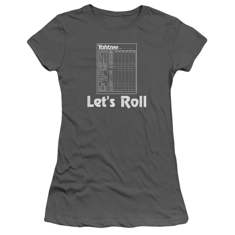 Yahtzee Lets Roll - Juniors T-Shirt Juniors T-Shirt Yahtzee