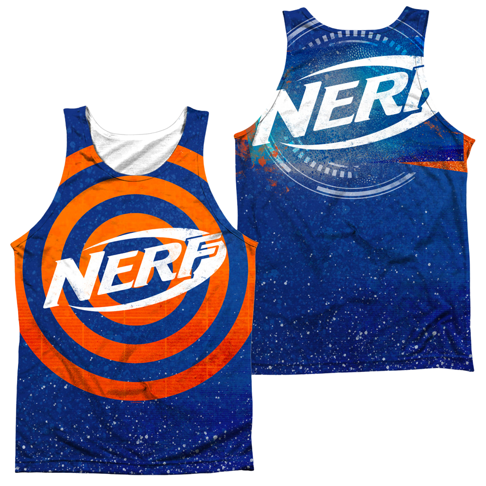 Nerf Target Practice (Front/Back Print) - Men's All Over Print Tank Top Men's All Over Print Tank Nerf