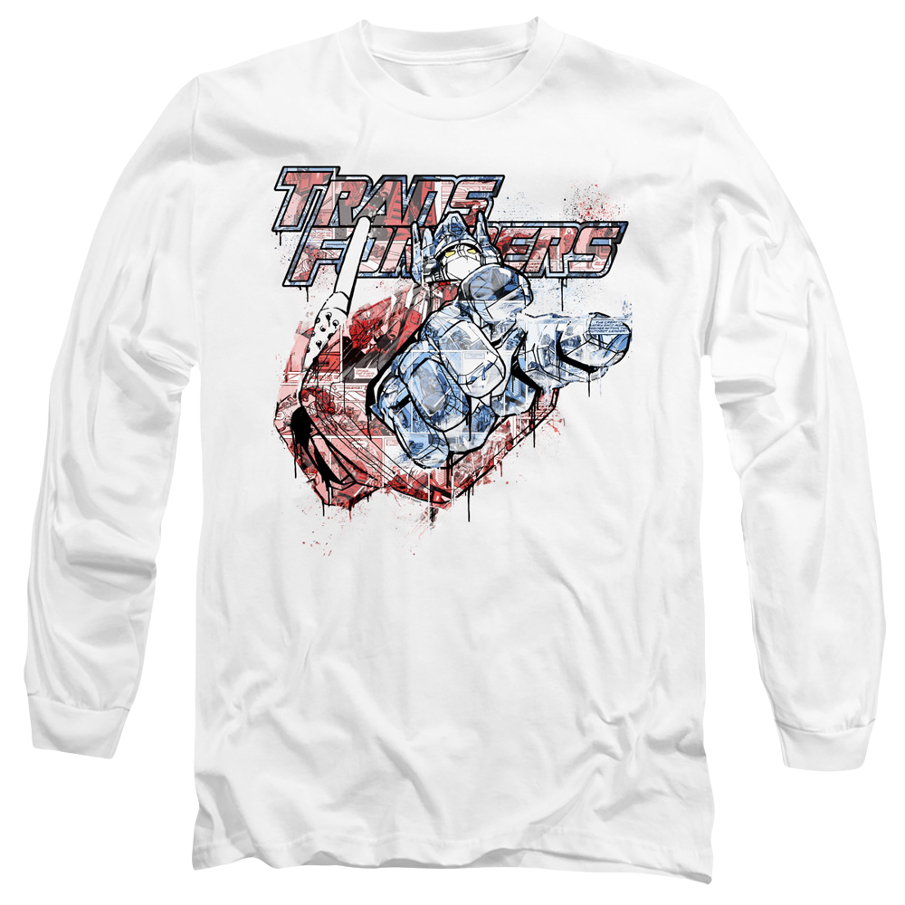 Transformers Spray Panels - Men's Long Sleeve T-Shirt Men's Long Sleeve T-Shirt Transformers