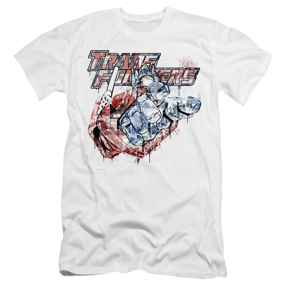 Transformers Spray Panels - Men's Premium Slim Fit T-Shirt Men's Premium Slim Fit T-Shirt Transformers