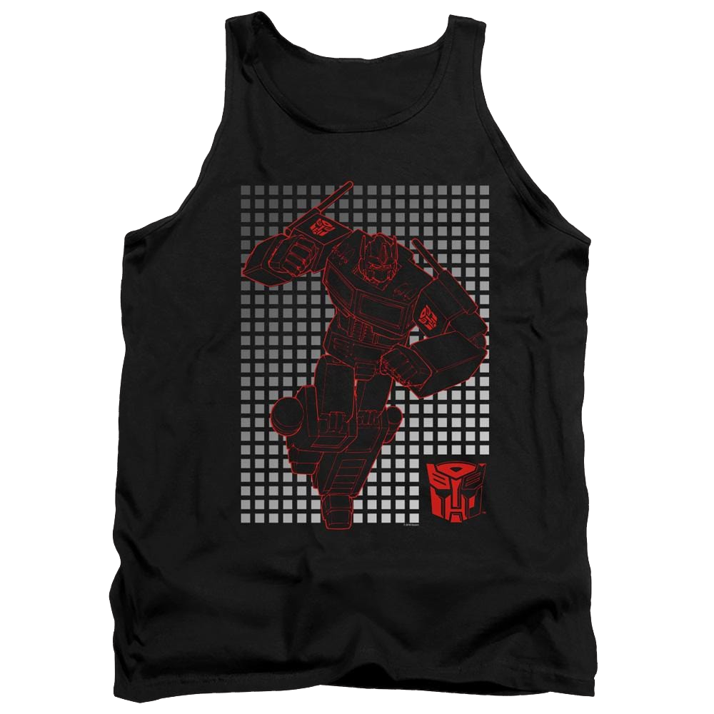 Transformers Optimus Grid - Men's Tank Top Men's Tank Transformers
