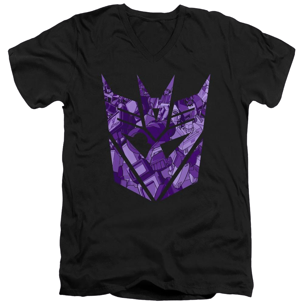 Transformers Tonal Decepticon - Men's V-Neck T-Shirt Men's V-Neck T-Shirt Transformers
