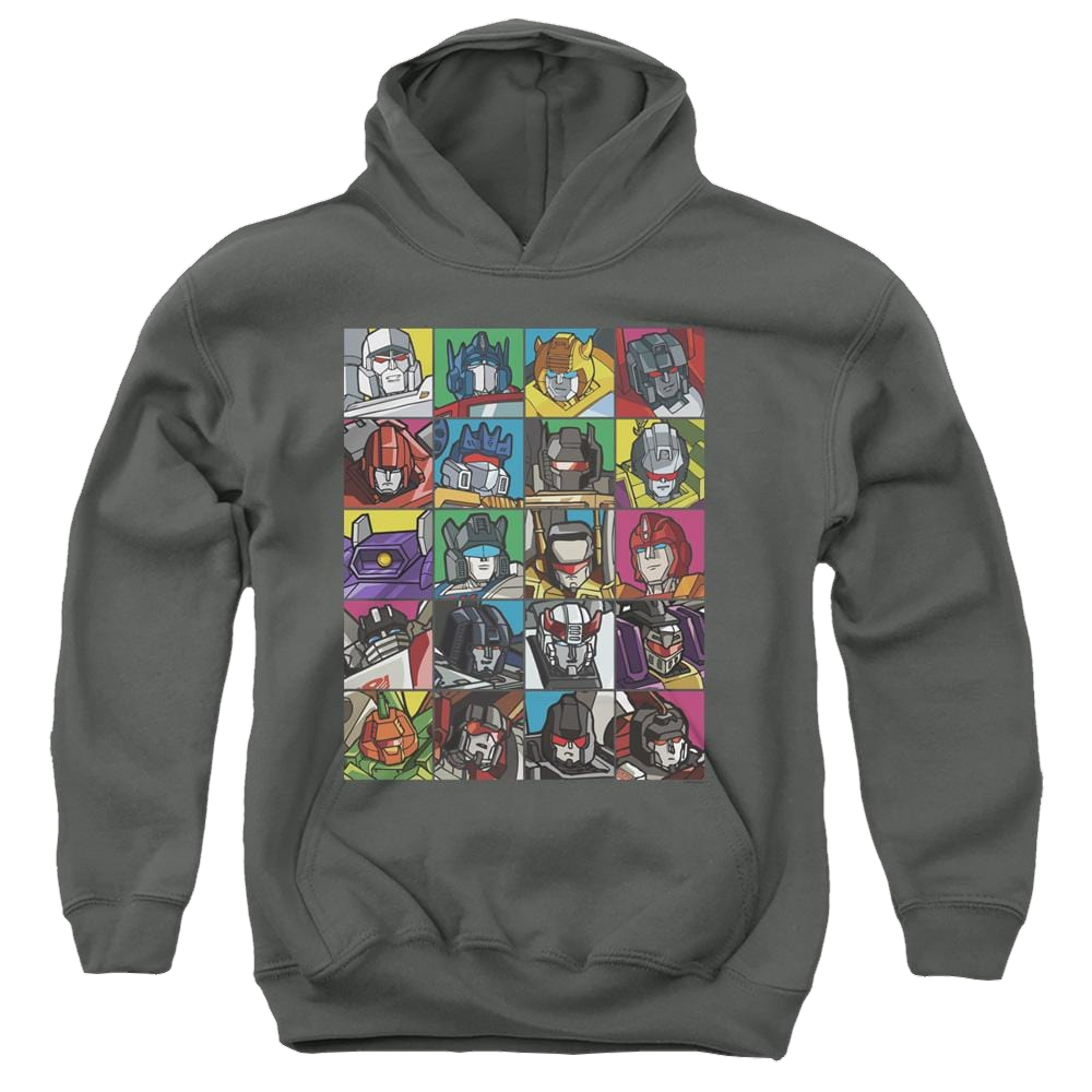Transformers Transformer Squares - Youth Hoodie Youth Hoodie (Ages 8-12) Transformers