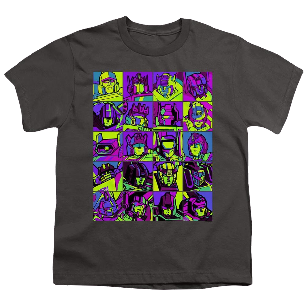 Transformers Transformer Squares - Youth T-Shirt Youth T-Shirt (Ages 8-12) Transformers