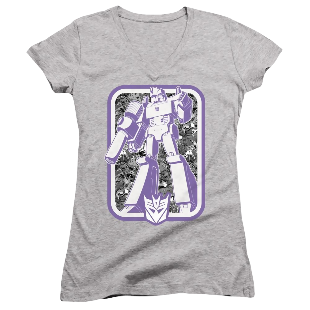 Transformers Decepticon - Juniors V-Neck T-Shirt Juniors V-Neck T-Shirt Transformers