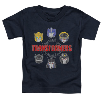 Navy toddler t-shirt with Transformers Robo Halo graphic