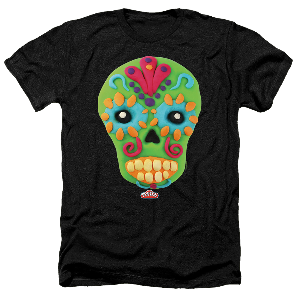 Play-doh Sugar Skull - Men's Heather T-Shirt Men's Heather T-Shirt Play-doh